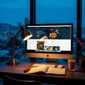 Restaurant website design Phuket